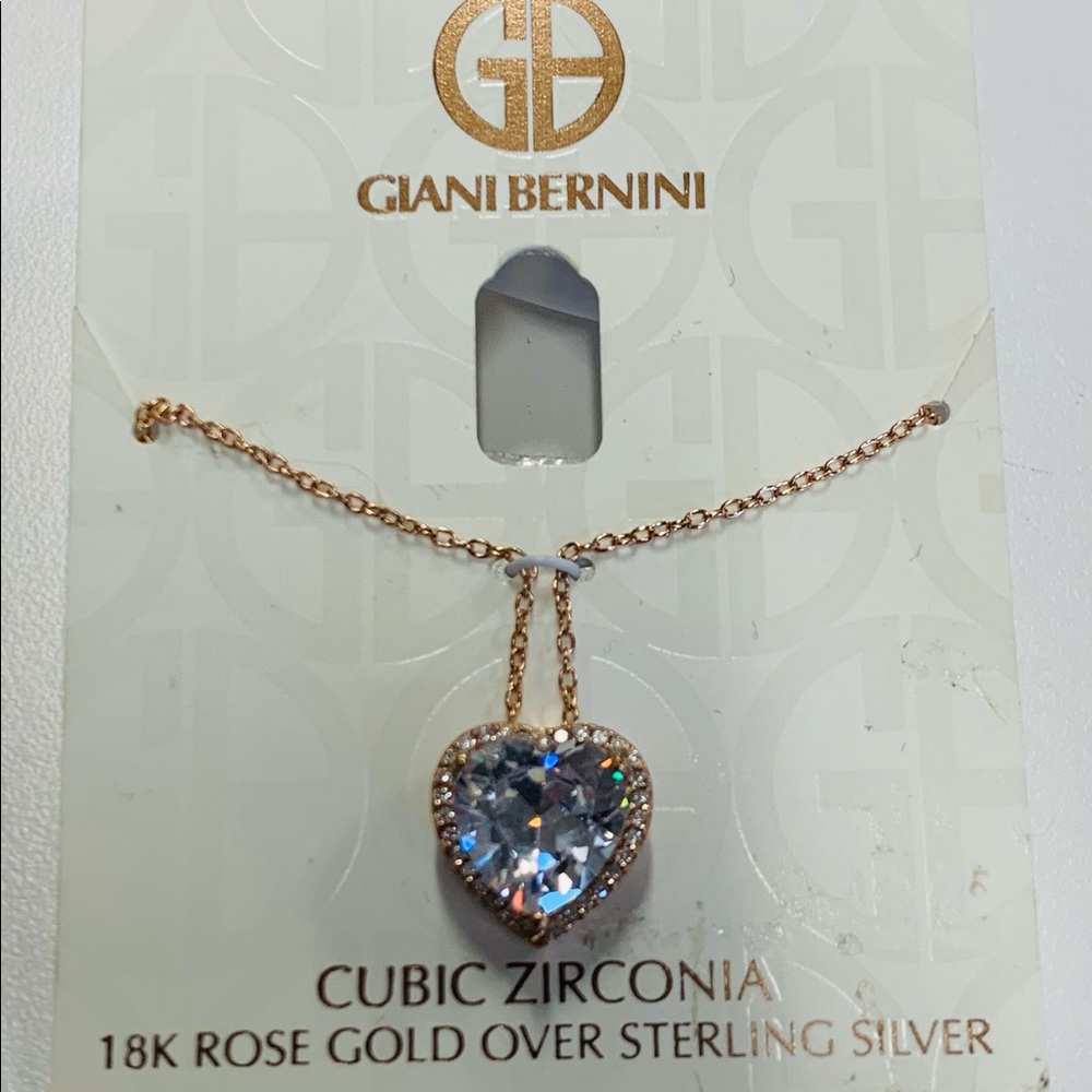 New Giani Bernini Heart shaped necklace